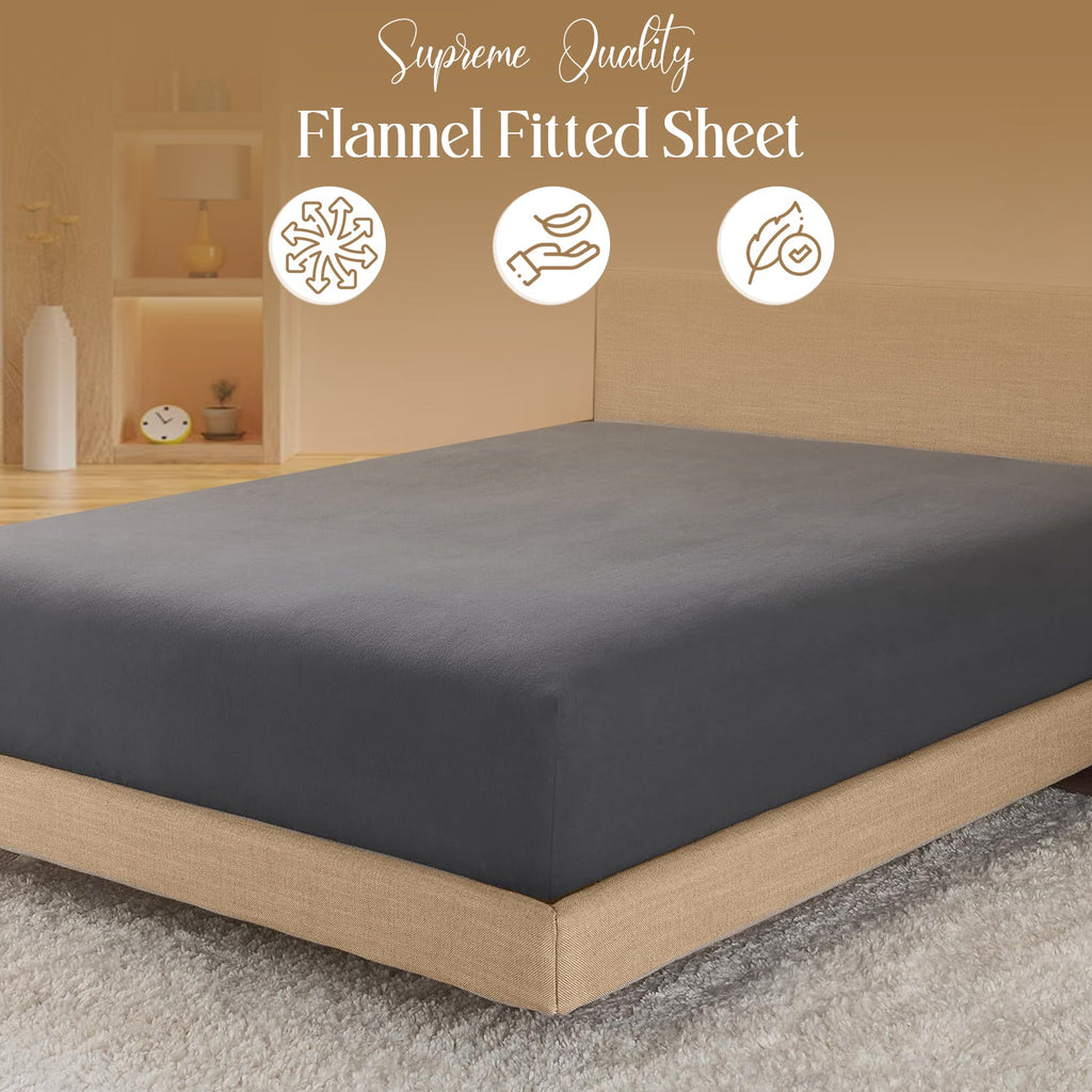 Extra Deep Fitted Sheet 30cm – T200 Percale – image 3