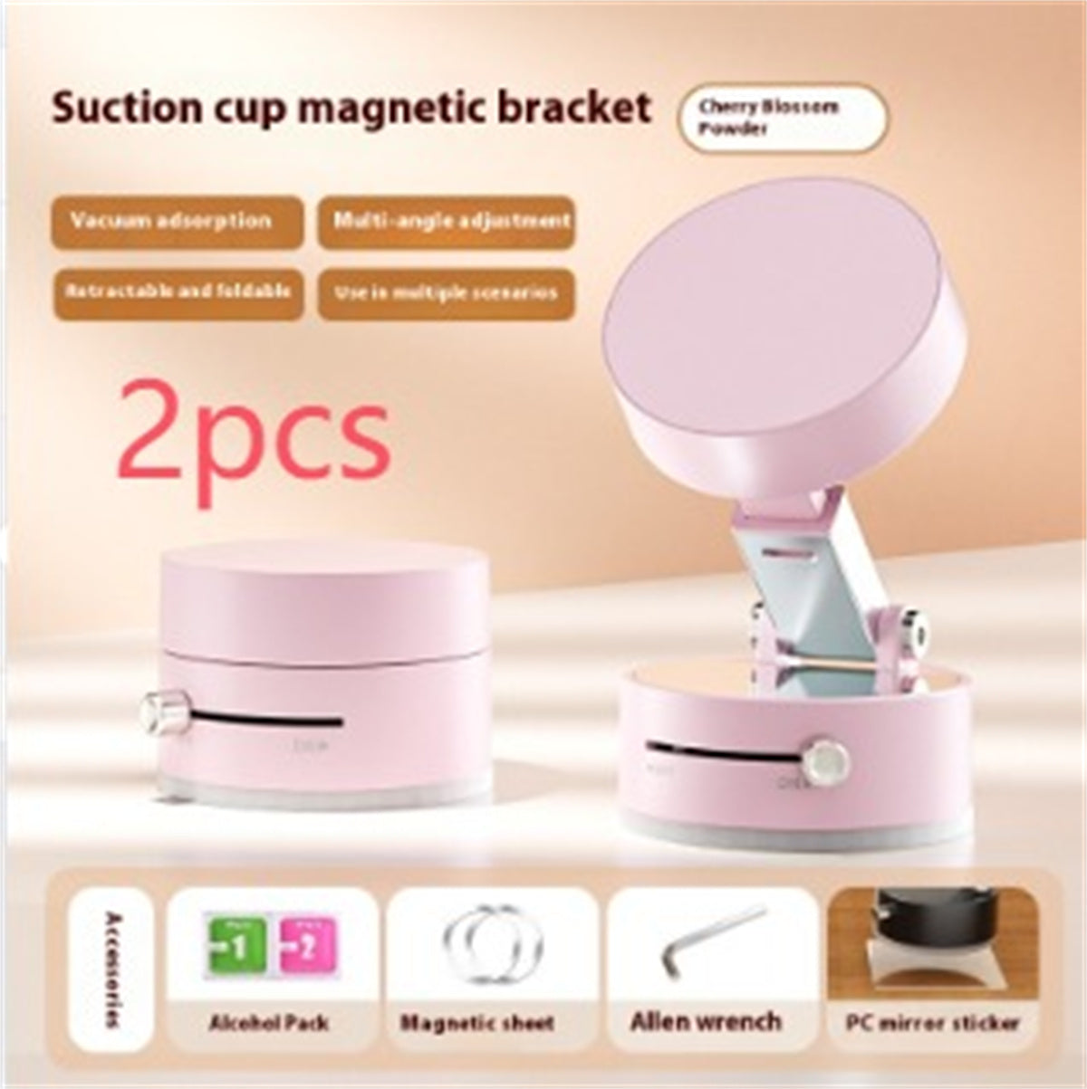 Foldable Vacuum Car Phone Mount – Magnetic Grip – image 12