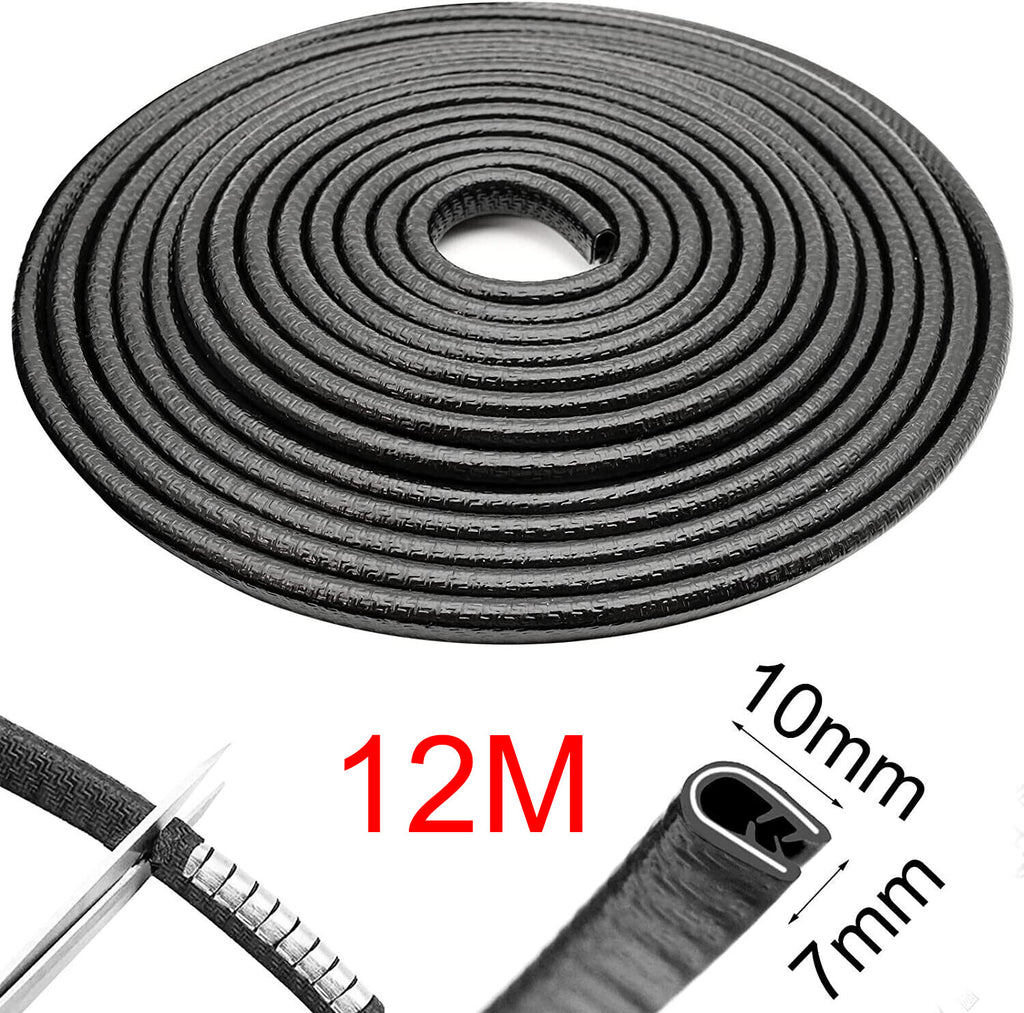 12M Car Door Boot Edge Protector Strip Trim U Shape – image 11