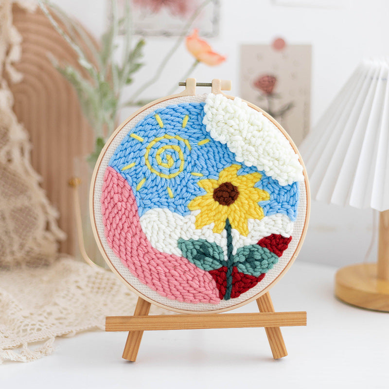 Handmade DIY Russian Wool Poke Embroidery Material – image 15