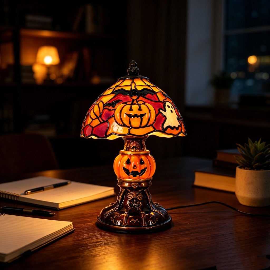 Halloween Resin Pumpkin Night Light – image 5