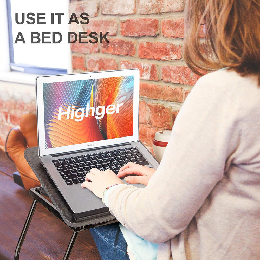 Folding Laptop Table Stand Bed Tray Sofa Lap Breakfast – image 9