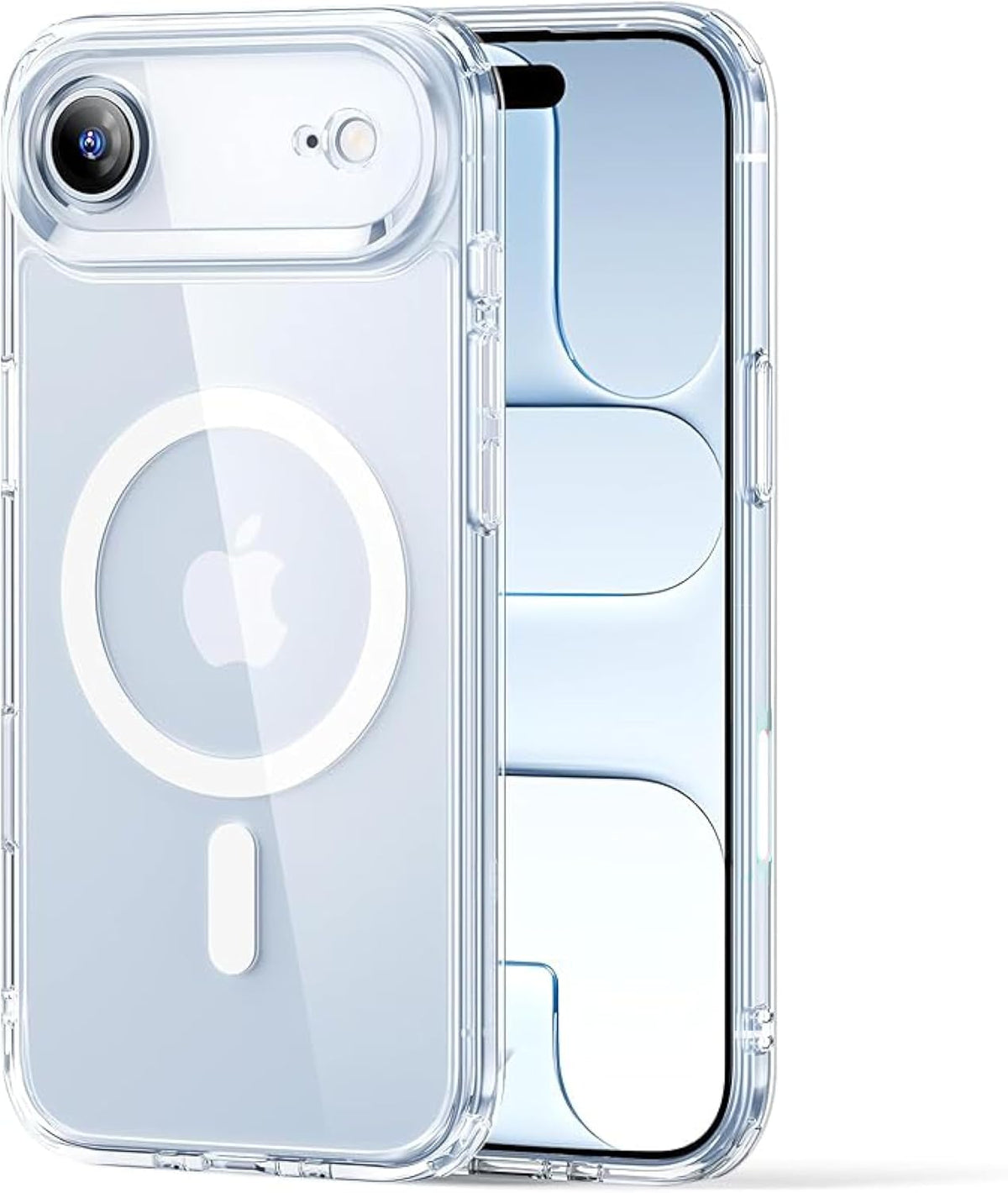 Magnetic Transparent Case for iPhone 17 / 17 Air / 17 Pro / 17 Pro Max – Slim Fit, Shockproof & Wireless Charging Compatible