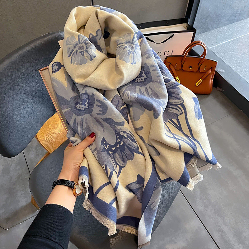 Double-Sided Thick Thermal Winter Scarf – image 4