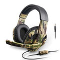 Camouflage Deep Bass Gaming Headset