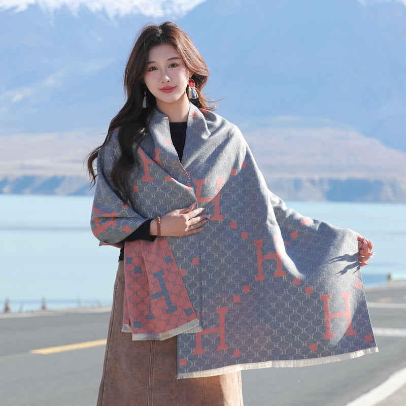 Retro Soft Winter Scarf – image 10
