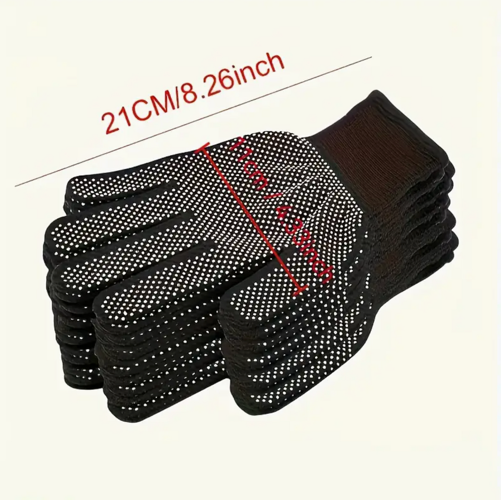 Dotted Grip Gloves – Anti-Slip Gloves for Cycling, Camping & Fishing
