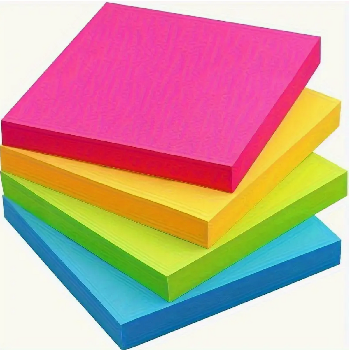 Sticky Notes – 100 Sheet Neon Colour Set