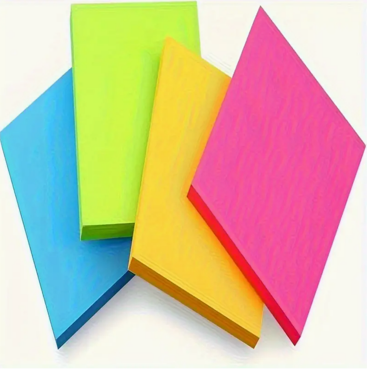 Sticky Notes – 100 Sheet Neon Colour Set