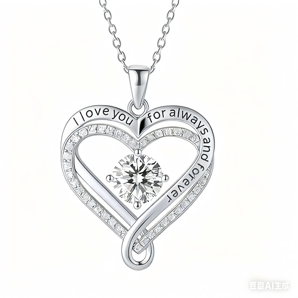 Interlocking heart necklace – image 6