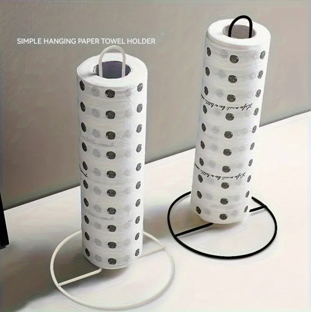 Paper Towel Holder – Heavy-Duty Iron Countertop Kitchen Roll Stand
