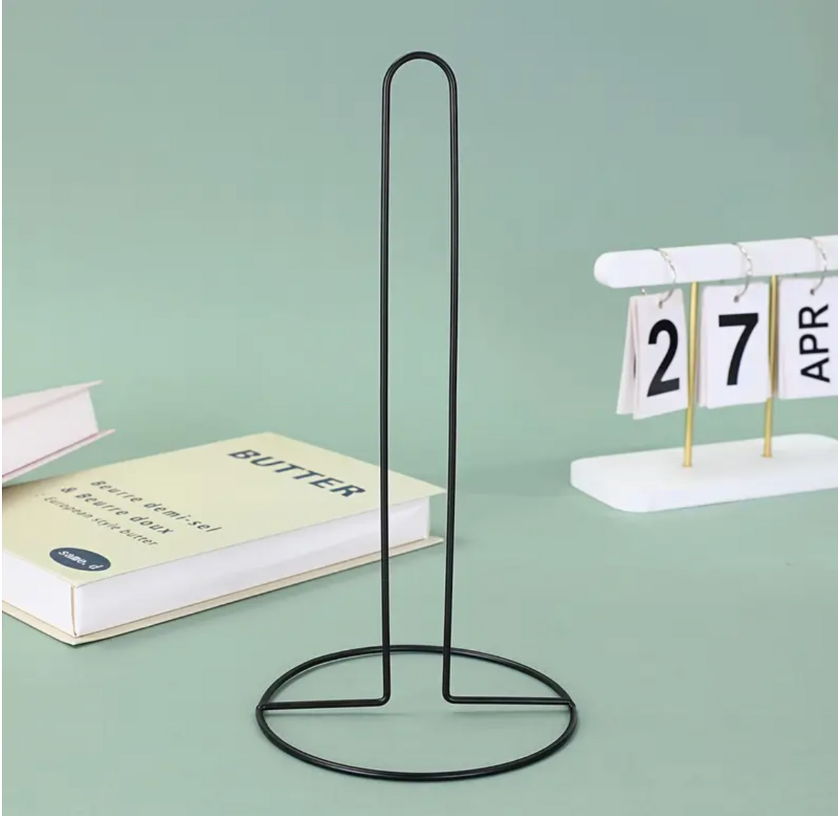 Paper Towel Holder – Heavy-Duty Iron Countertop Kitchen Roll Stand