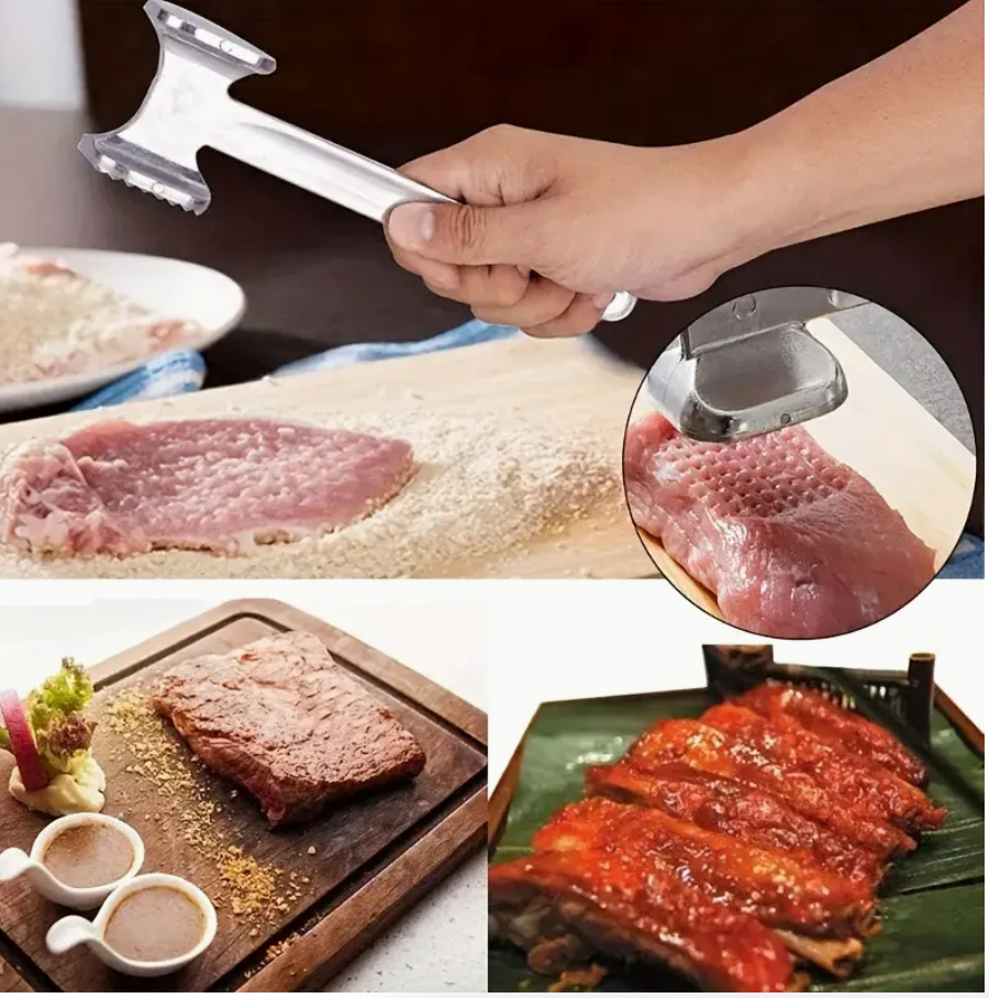 Meat Mallet – Double-Sided Square Steak Tenderiser