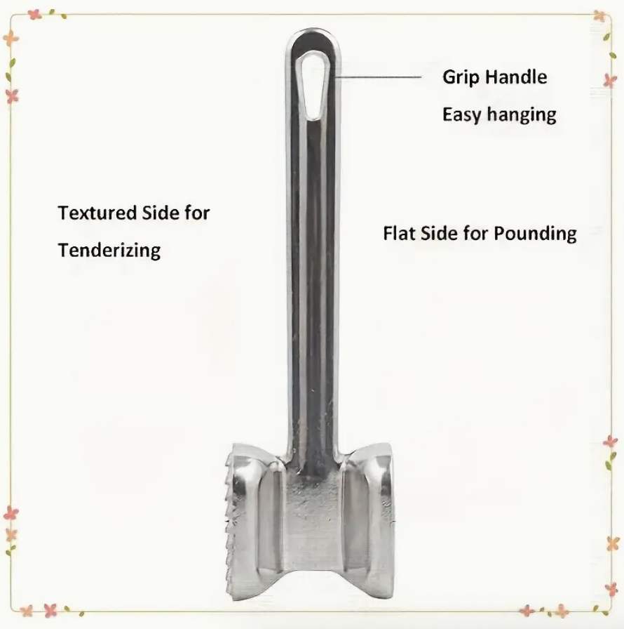 Meat Mallet – Double-Sided Square Steak Tenderiser