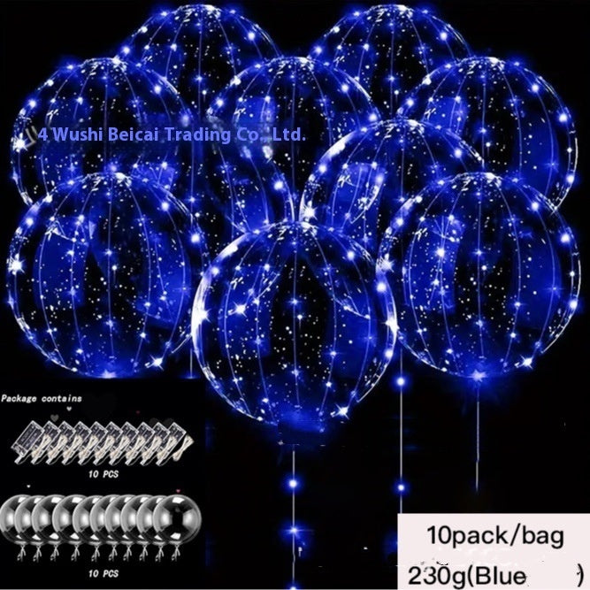 Helium Floating Air Led Glowing Balloon Party – image 6