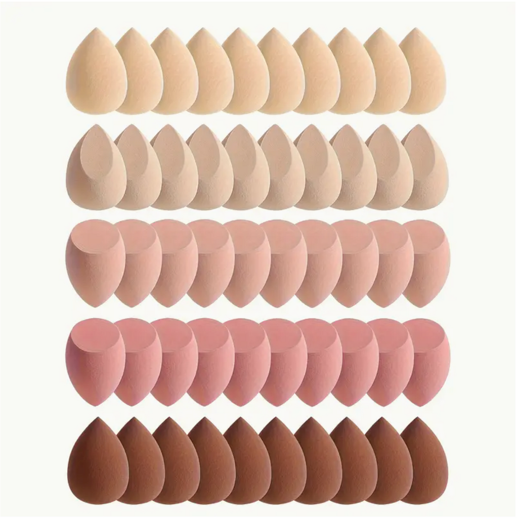 Mini Makeup Sponges – Pack of 10, Wet & Dry Use