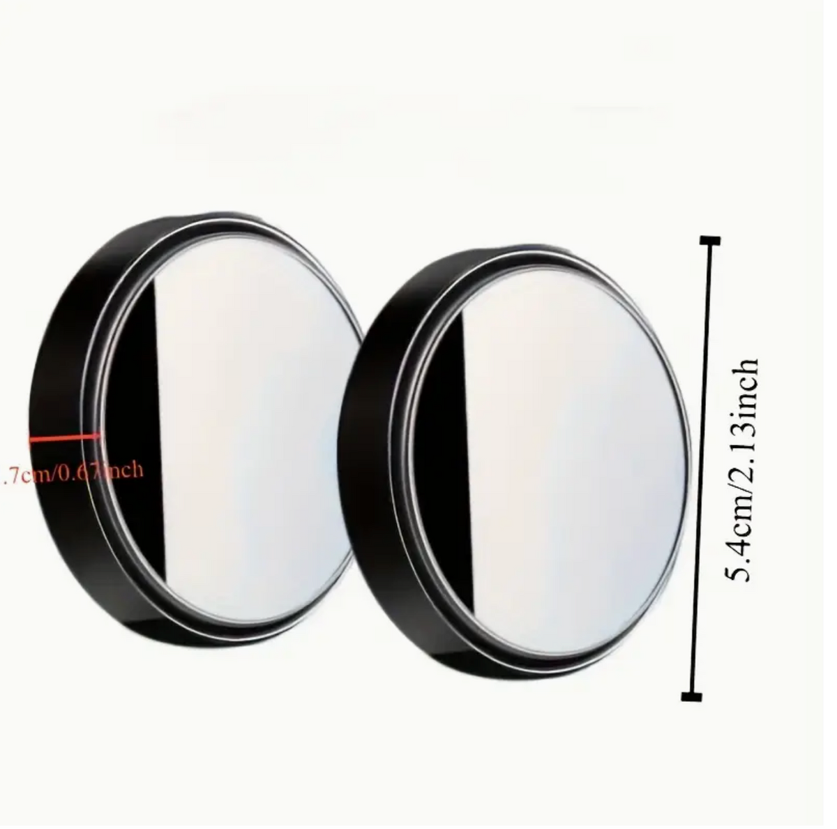 Blind Spot Mirror – 360° Wide-Angle Convex Car Mirror
