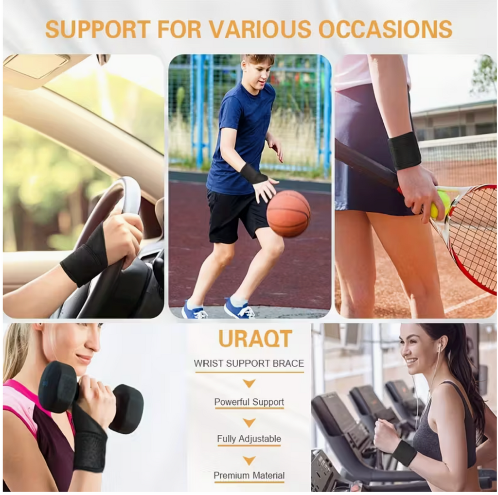 Weightlifting Wrist Wraps – Compression Gym Wristbands