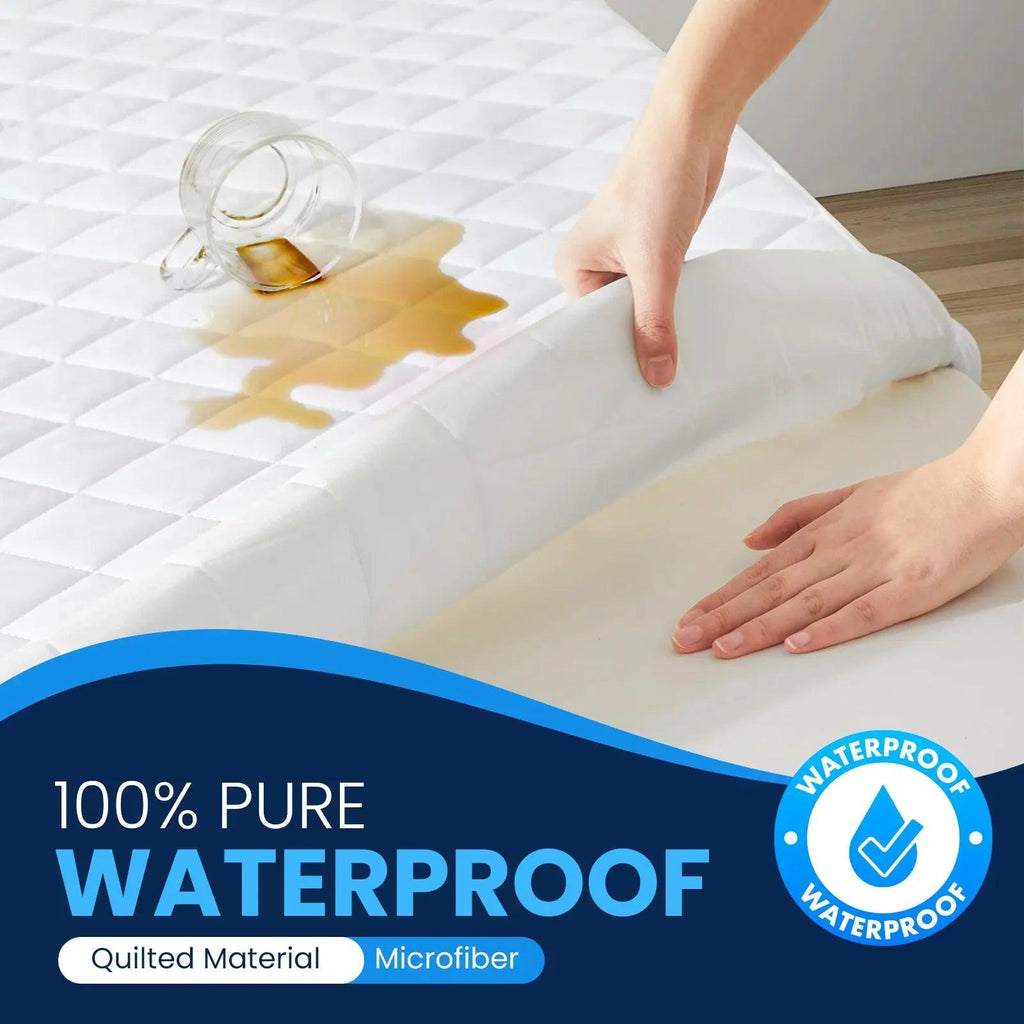Super King Waterproof Mattress Protector – Terry or Quilted – image 4