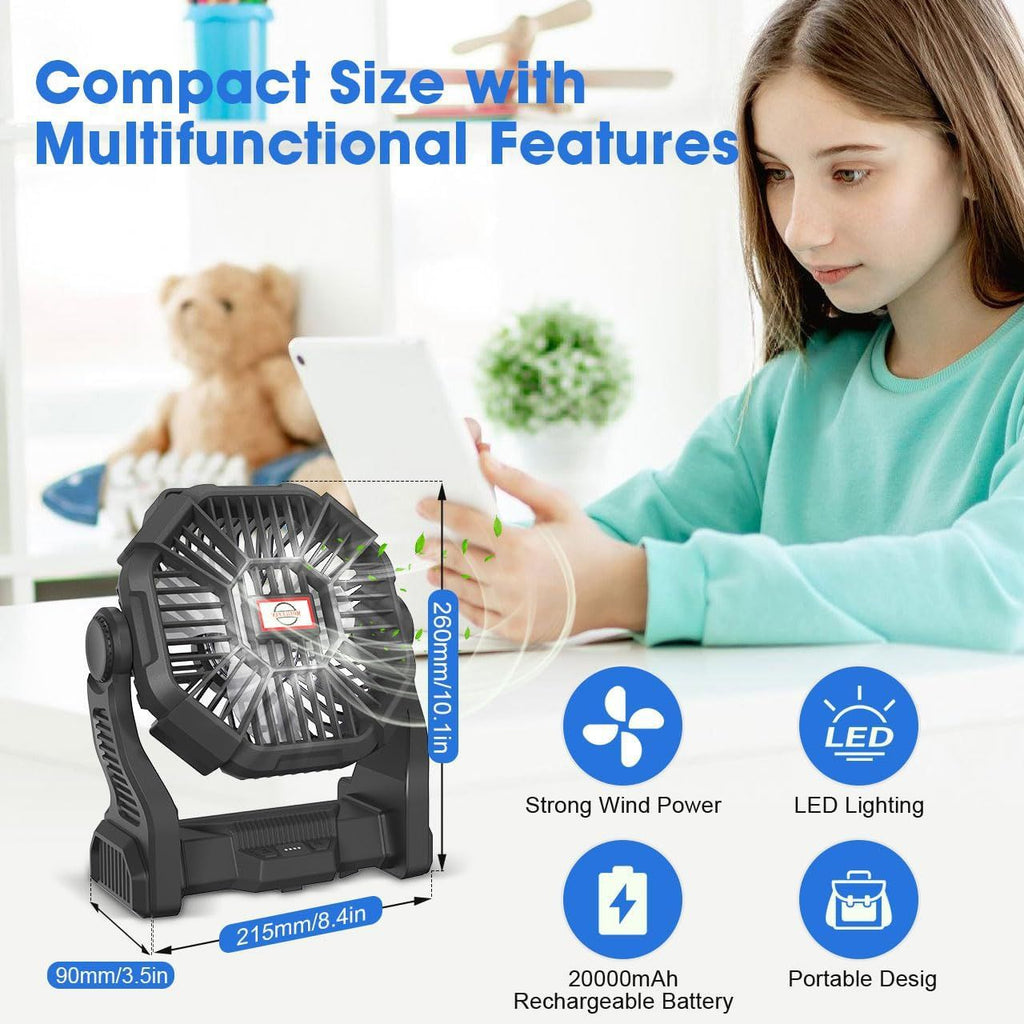 Rechargeable Outdoor Camping Fan – image 5