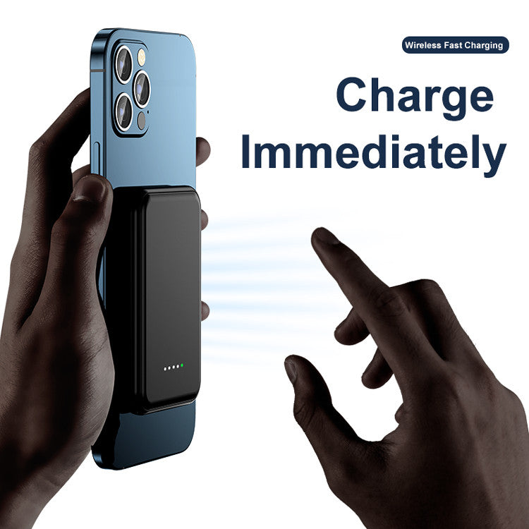 Mini Magnetic Wireless Power Bank – 5000mAh – image 5