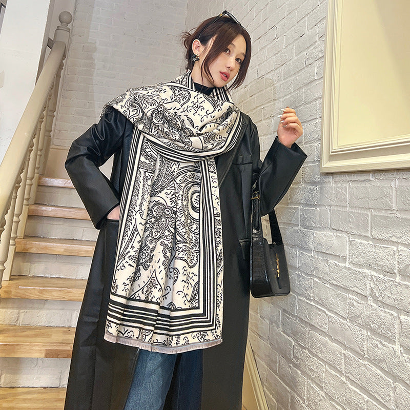 Women's Thick Warm Winter Scarf – image 2
