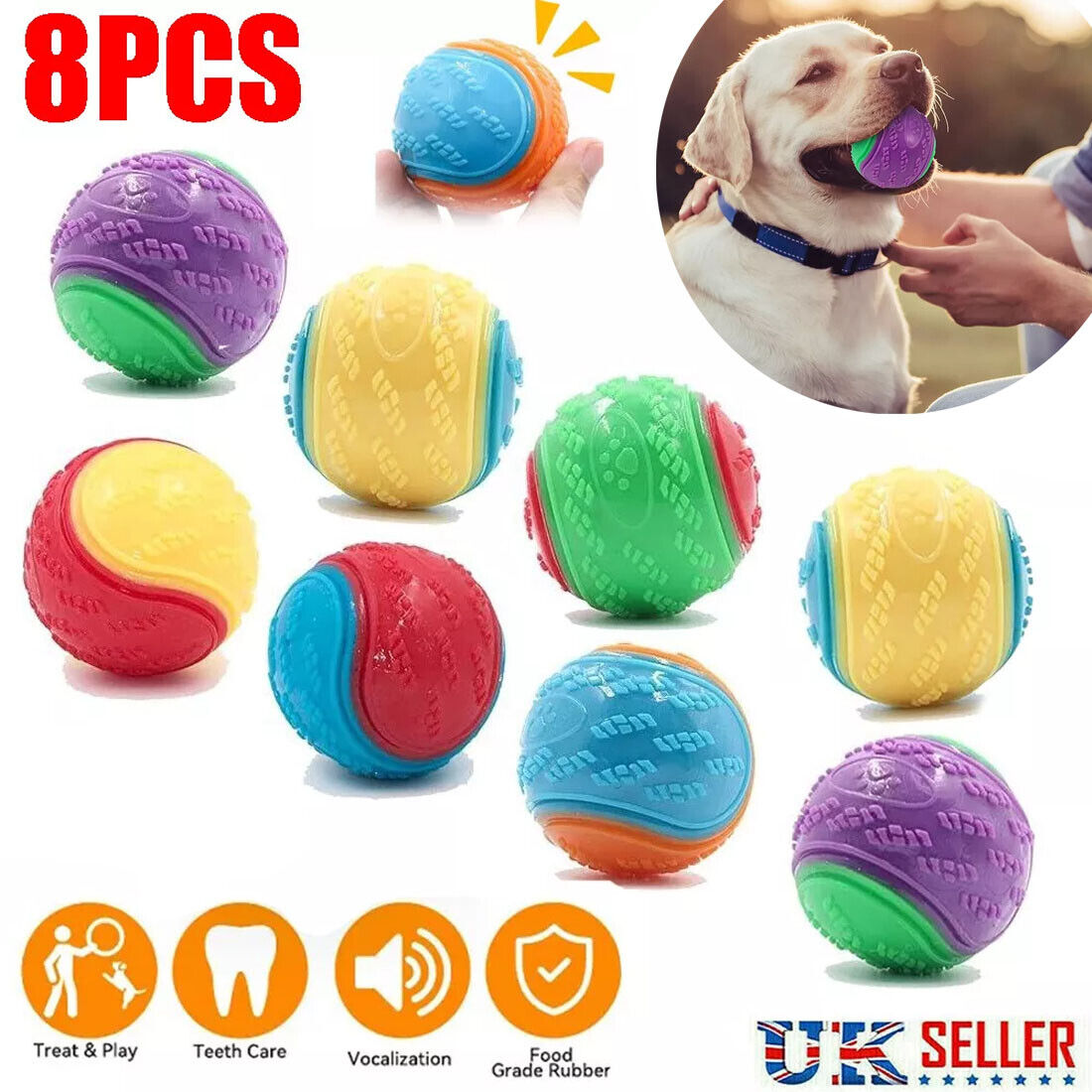 Squeaky Dog Balls for Teeth Cleaning – image 10