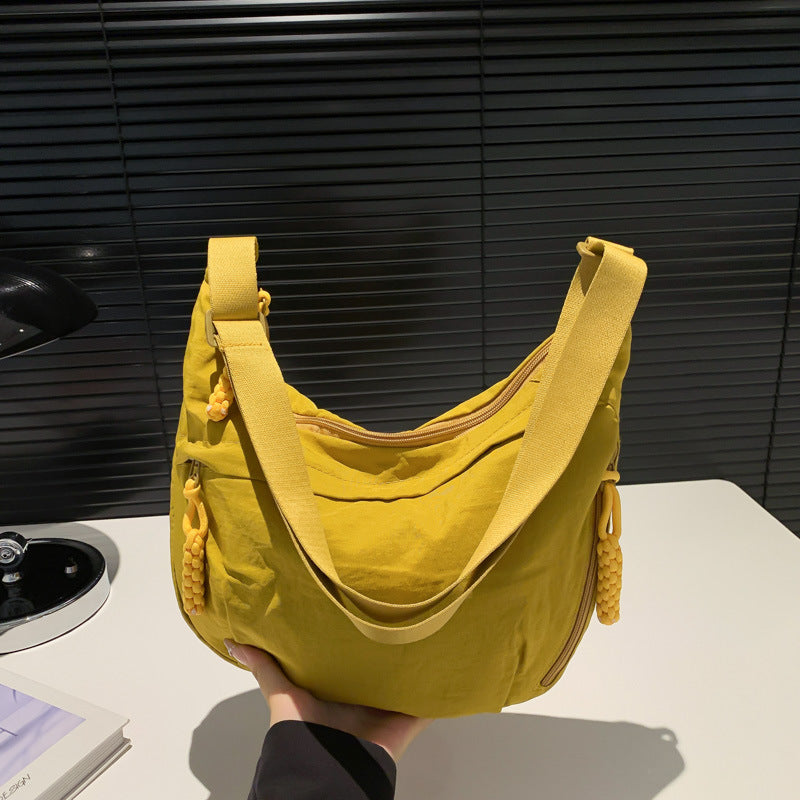 Nylon Washed Cloth Shoulder Bag Large-capacity – image 10