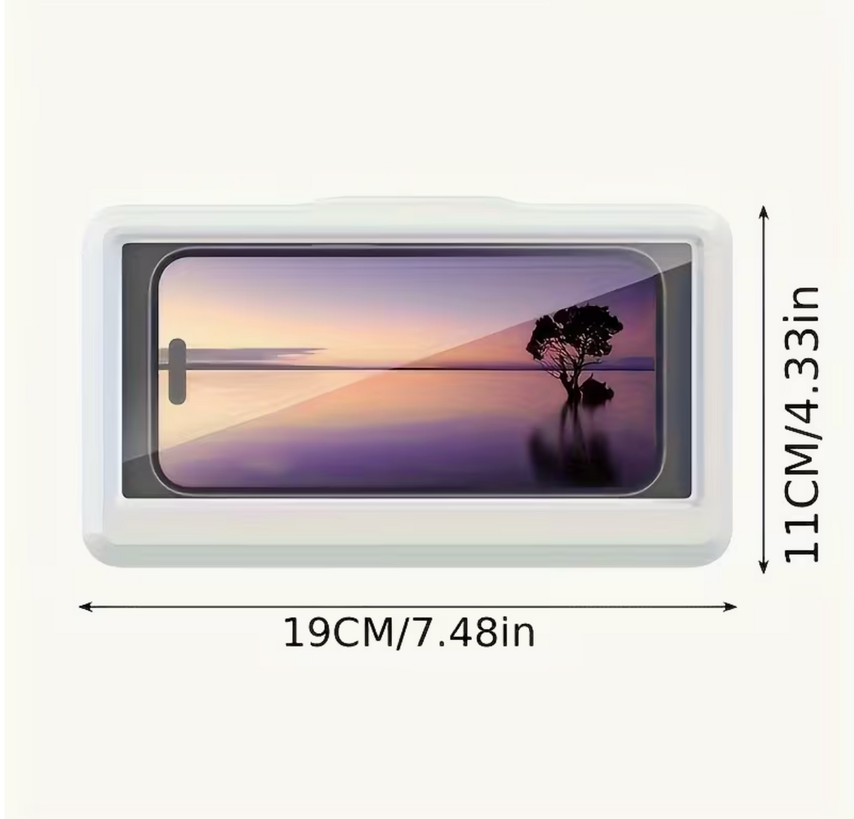 Shower Phone Holder – 360° Rotating Bathroom Phone Case