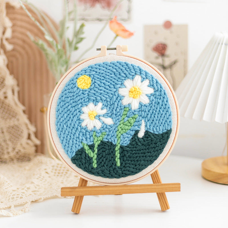 Handmade DIY Russian Wool Poke Embroidery Material – image 10
