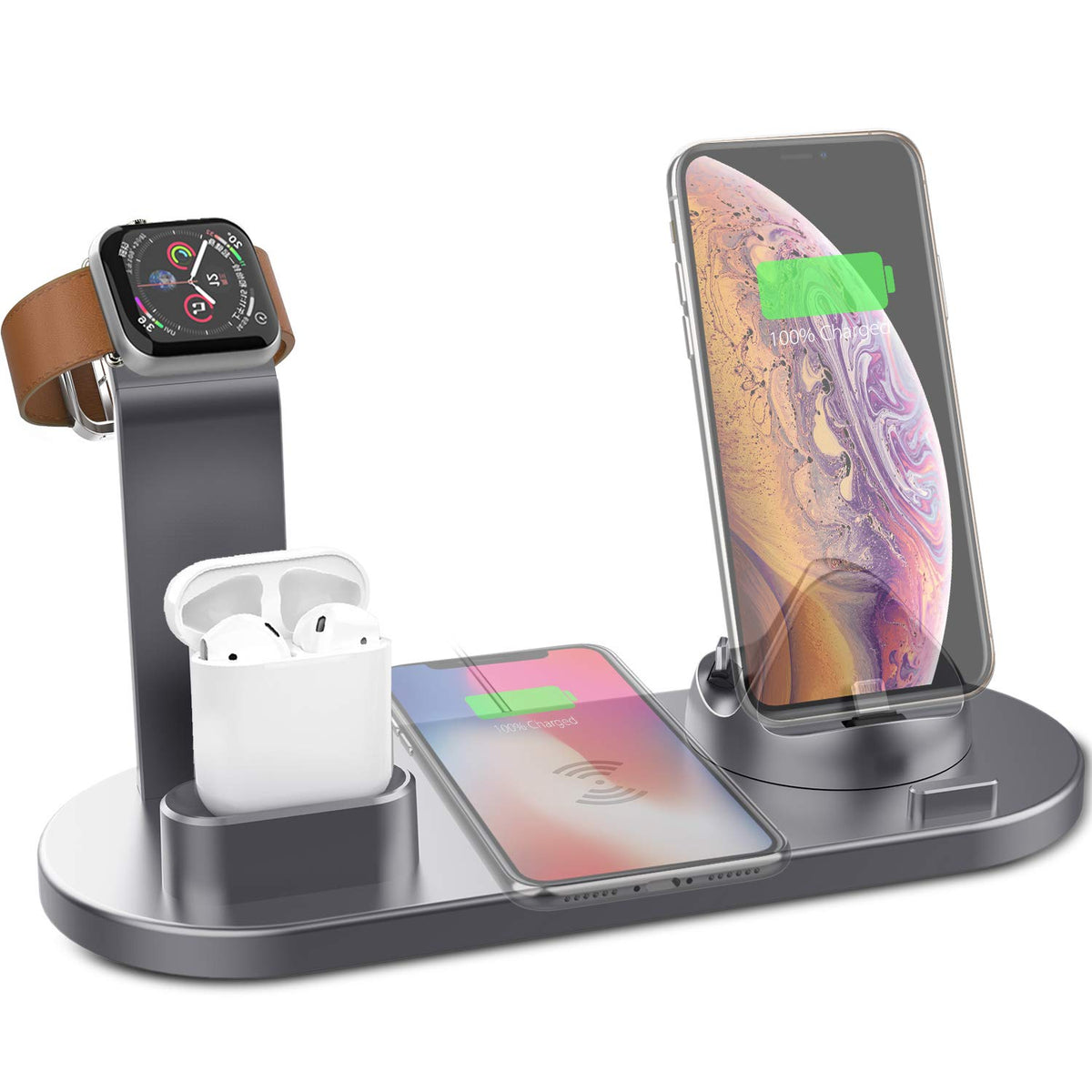 4-in-1 Charging Station for Phone, Watch & Earbuds – image 5