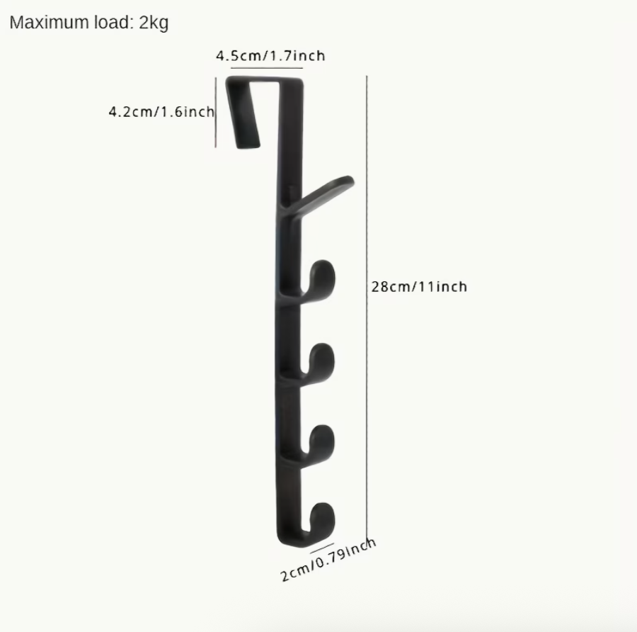 Over-Door Hook – Multi-Purpose Bag & Towel Hanger
