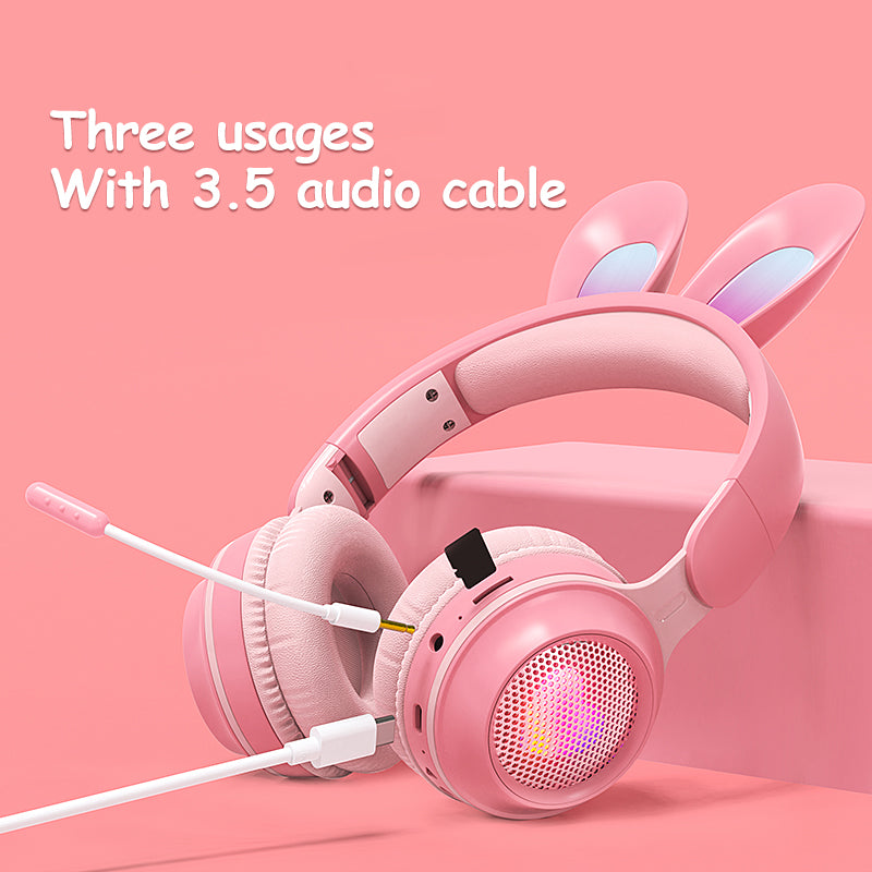 Wireless Rabbit Ear Headphones – Luminous & Extendable – image 4