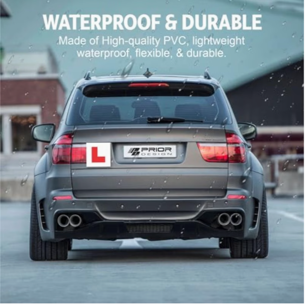Magnetic L & P Plates – 2 Pack for Learner & New Drivers