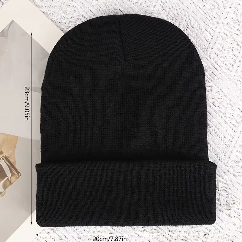 Men's Winter Beanie Hat – Warm Knit Windproof Cap