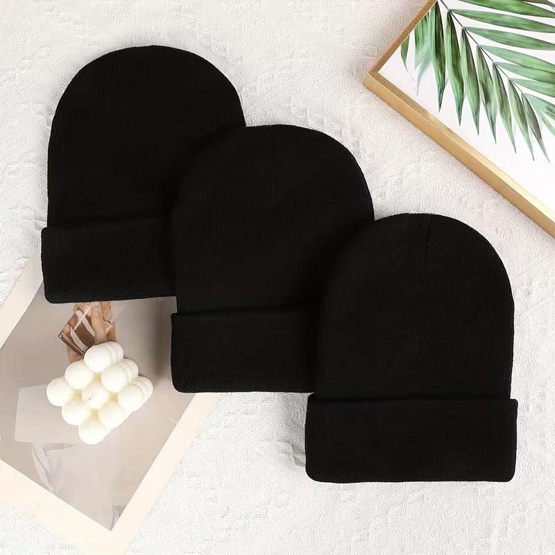 Men's Winter Beanie Hat – Warm Knit Windproof Cap