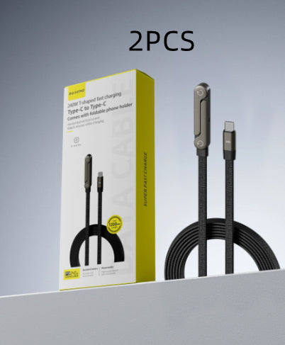 2-in-1 Fast Charging Cable with Foldable Stand – image 18