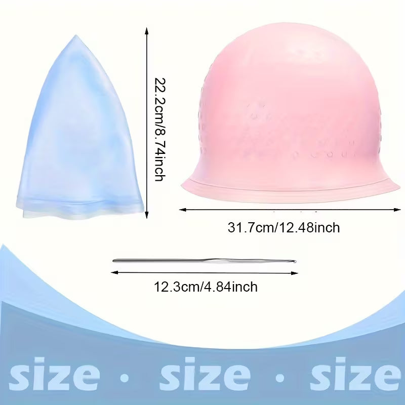 Reusable Hair Dye Cap – Highlighting Cap for Home Colouring