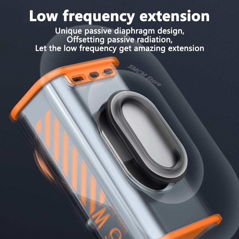 K07 Transparent Cyberpunk Bluetooth Speaker – image 6