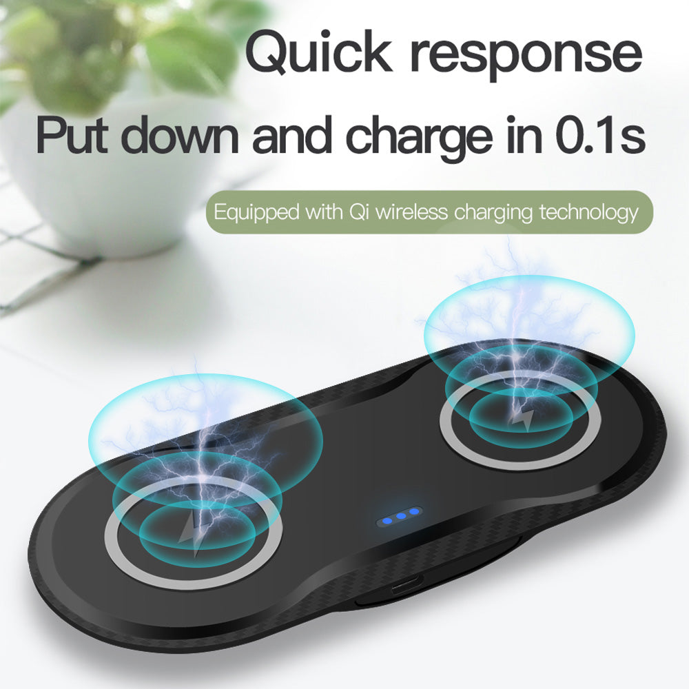 Dual Wireless Charging Pad – Fast Charge – image 6