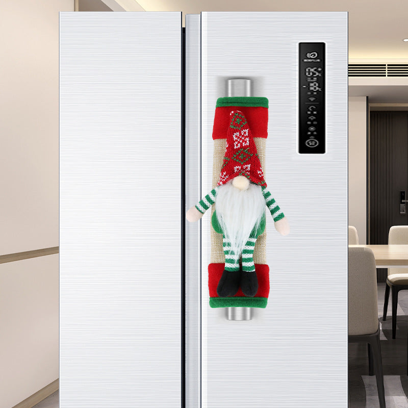 Christmas Refrigerator Door Handle Cover Handle – image 4
