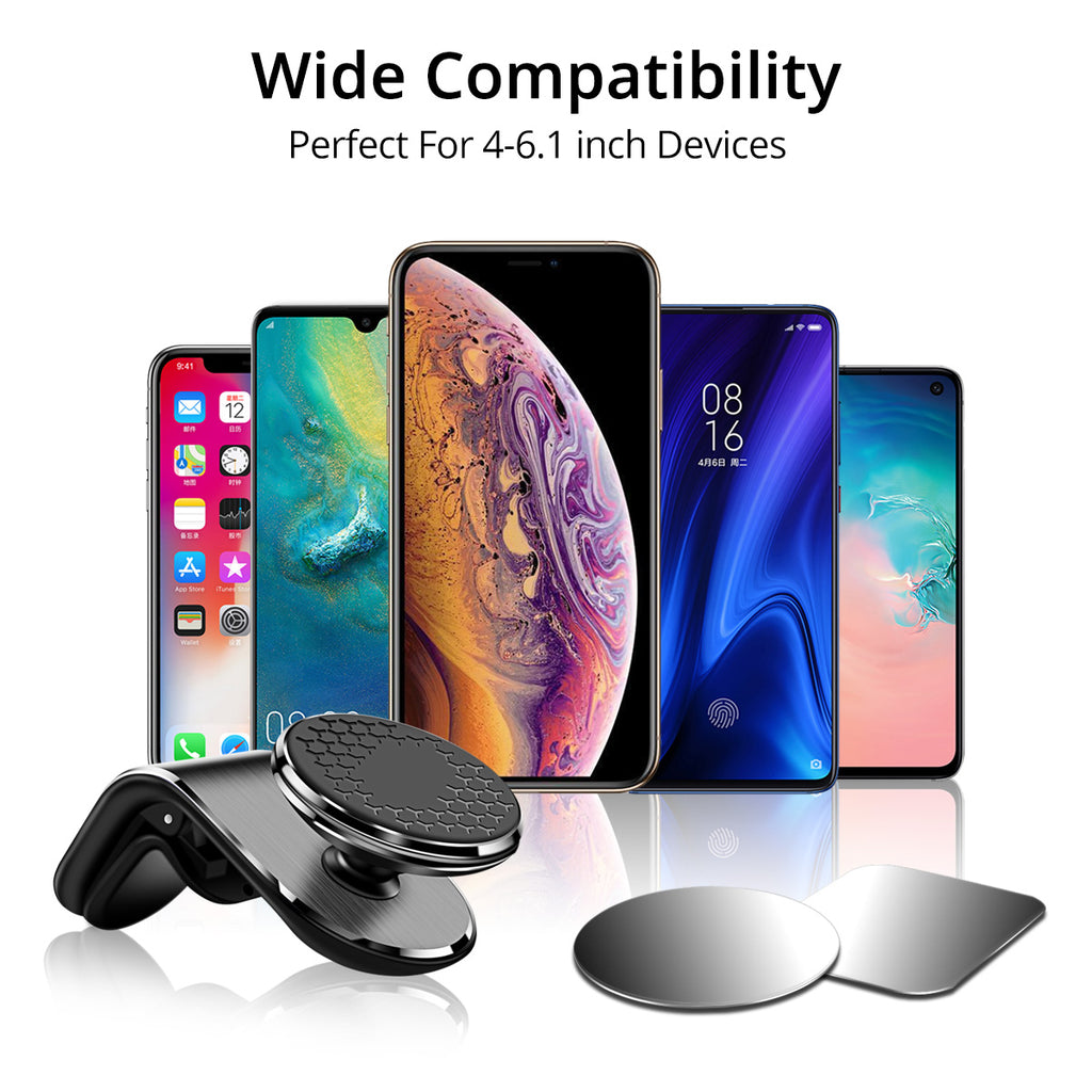 Magnetic Air Vent Car Phone Mount – 360° Rotation – image 7