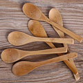 Bamboo Wooden Spoon Set – 6 Long-Handle Kitchen Utensils