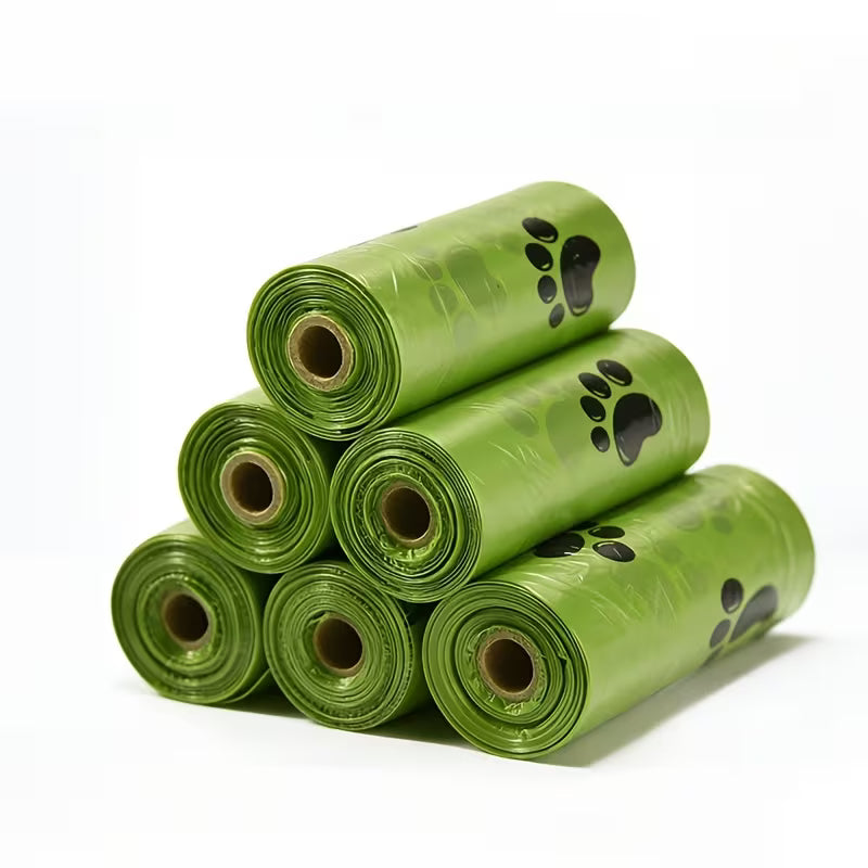 Dog Poo Bags – 5 Rolls, Extra Thick & Leak-Resistant