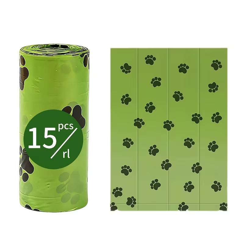 Dog Poo Bags – 5 Rolls, Extra Thick & Leak-Resistant