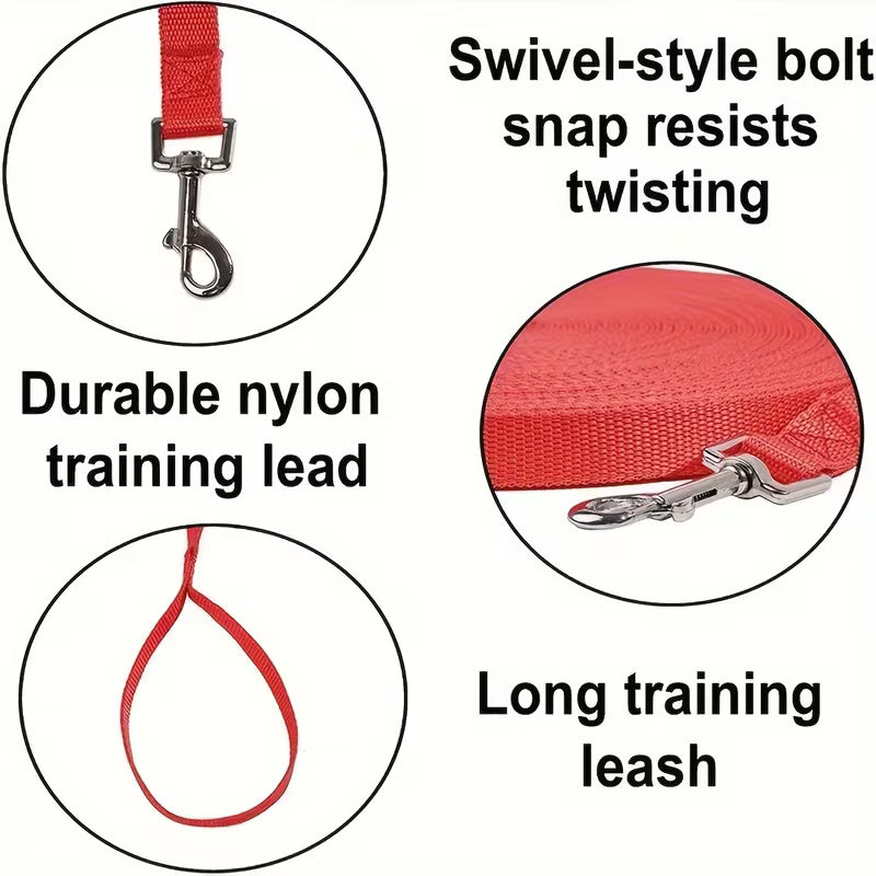 Long Dog Training Lead – Adjustable 3–9 m Walking Leash