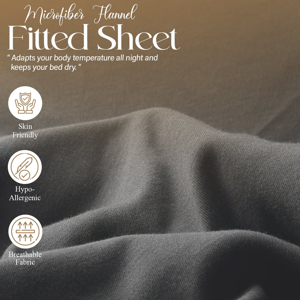 Extra Deep Fitted Sheet 40cm – Brushed Microfibre – image 4
