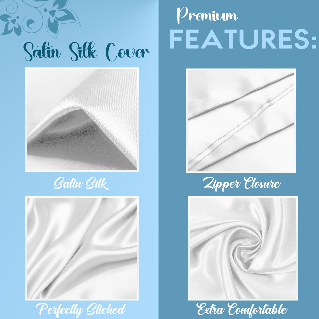 Satin Pillowcases Pack of 2 – Smooth Finish, 50 x 75cm – image 6
