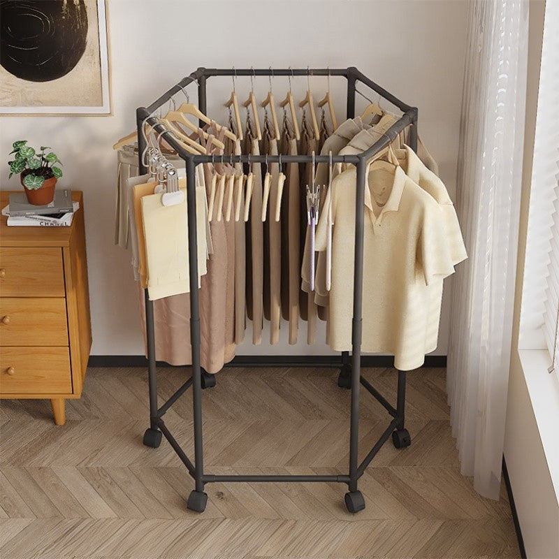 360° Rotating Garment Rack with Wheels – image 8
