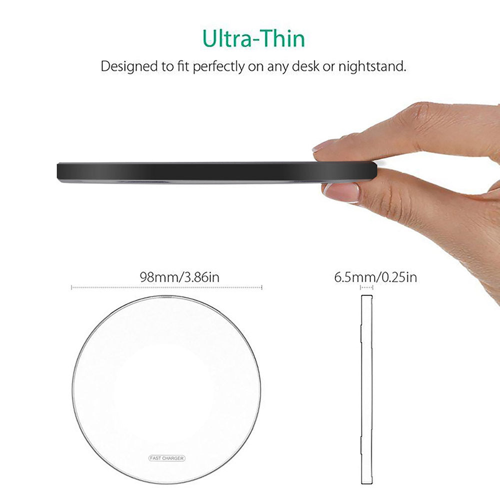 20W Fast Wireless Charger – Fabric Finish – image 6